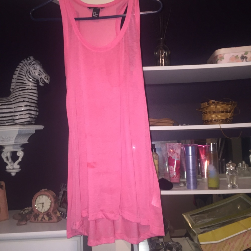Basic H&M salmon colored short dress size small